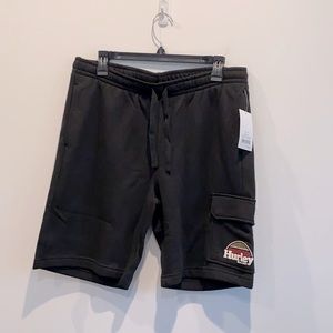 NEW Hurley Men’s Cotton Polyester Logo Shorts